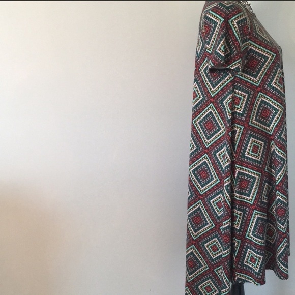 LuLaRoe Cassie Dress With Fall Colors Size Small - Picture 6 of 9